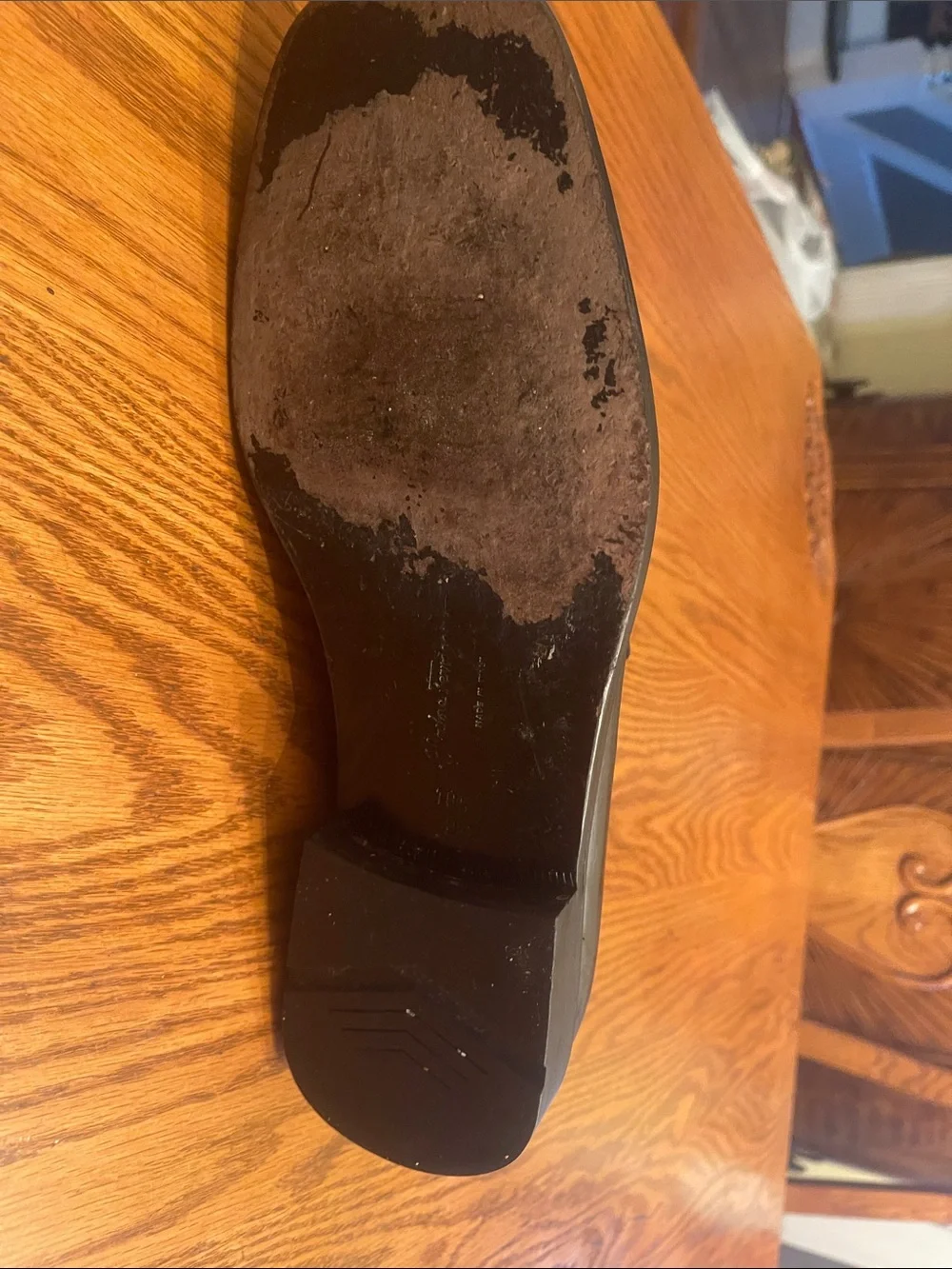 Salvatore Ferragamo Black Leather Lace-Up Oxfords